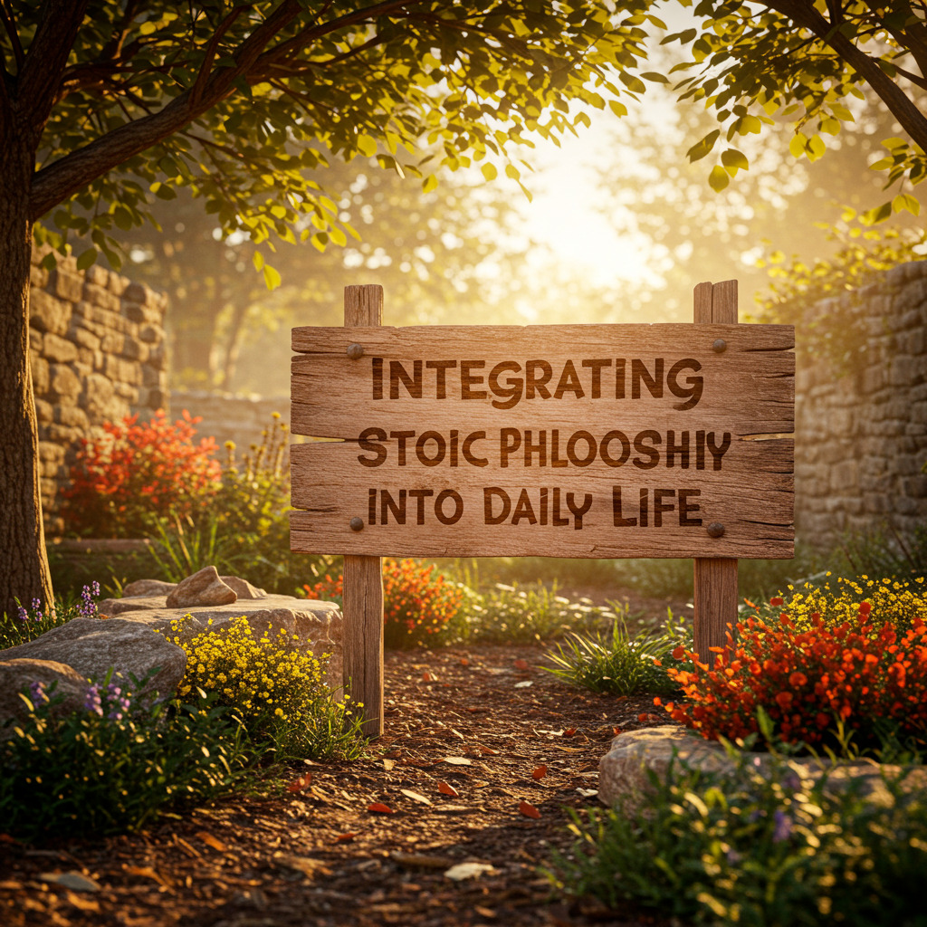 Integrating Stoic Philosophy into Daily Life